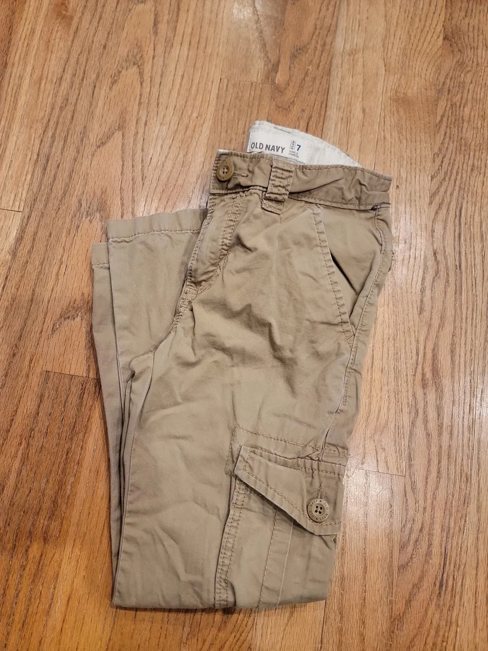 Boys' Old Navy Khaki Cargo Pants